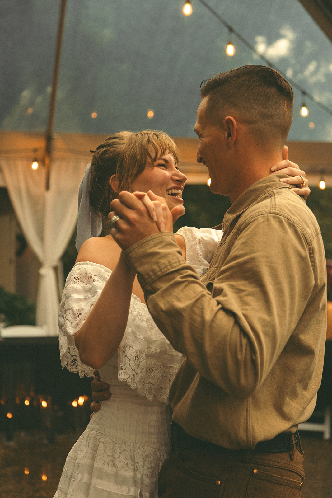 Square Right Wedding Photo